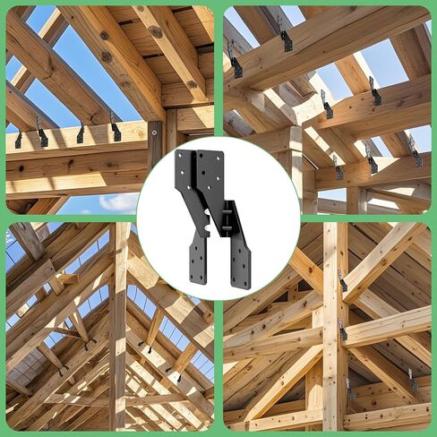 20 Pack Hurricane Tie,18-Gauge Hurricane Straps，Hot Dip Strong Galvanized Joist Hangers ,Rafter tie Brackets for Roofing Trusses Wood Timber,Seismic Bracket,Hurricane Clips in Saudi Arabia