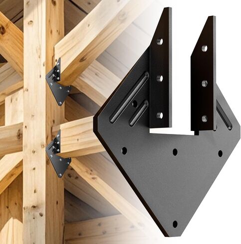 20 Pack Hurricane Tie,18-Gauge Hurricane Straps，Hot Dip Strong Galvanized Joist Hangers ,Rafter tie Brackets for Roofing Trusses Wood Timber,Seismic Bracket,Hurricane Clips in Saudi Arabia