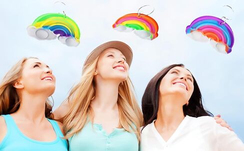 20 حزم قوس قزح ميني بوب تململ ، التوحد الحسية عيد ميلاد حفلة عيد ميلاد يفضل الهدايا للفصول الدراسية المدرسية والكبار والأطفال in Kuwait