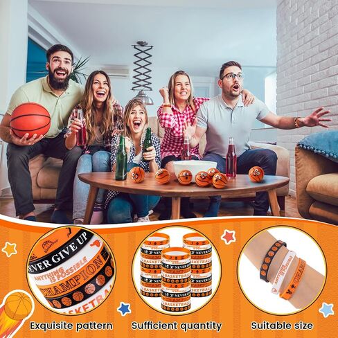60 PCS Soccer Party Favors و Sports Silicone Bracelets و Mini Face Face Calls Party Forms for Sports Birthday Party Supplies Goodie Bags Gift in Kuwait