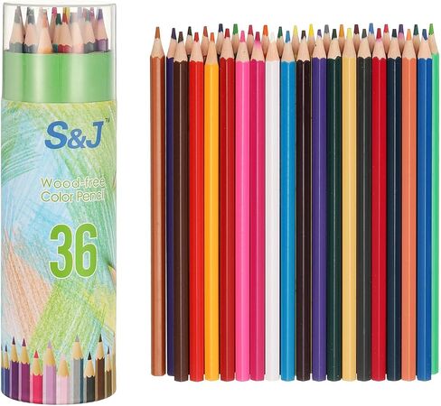 PATIKIL 12 Colors Coloring Pencils Set, Soft Core Colored Pencils Hexagonal Shape Coloring Drawing Pencil for Sketching Blending DIY Crafts (Green Bucket) in Saudi Arabia