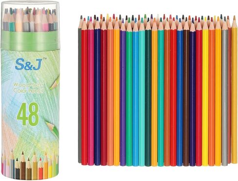 PATIKIL 12 Colors Coloring Pencils Set, Soft Core Colored Pencils Hexagonal Shape Coloring Drawing Pencil for Sketching Blending DIY Crafts (Green Bucket) in Saudi Arabia