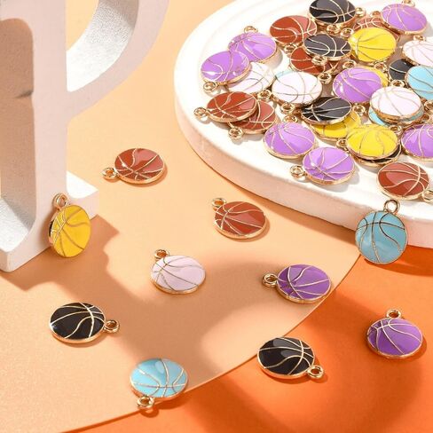 DanLingJewelry Colorful Enamel Pendants Cute Enamel Charms for Jewelry Making DIY Accessories in Kuwait