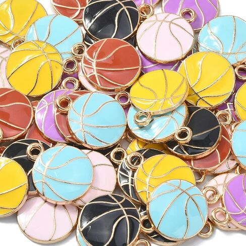 DanLingJewelry Colorful Enamel Pendants Cute Enamel Charms for Jewelry Making DIY Accessories in Kuwait