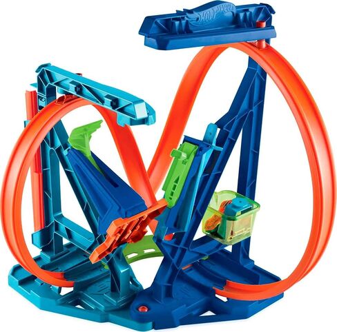 Hot Wheels Toy Car Track Set, Infinity Loop Kit Playset with 1:64 Scale Car, 2 Ways to Play, Stunt & Jumps in Kuwait