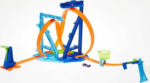 Hot Wheels Toy Car Track Set, Infinity Loop Kit Playset with 1:64 Scale Car, 2 Ways to Play, Stunt & Jumps in Kuwait