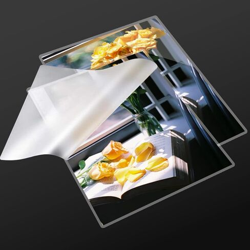5 mil Thermal Laminating Sheets 30 Packs, 9" x 11.5" Clear Laminating Pouches Holds 8.5 x 11 Inch Sheet, Letter Size Lamination Paper for Laminator - Rounded Corner in Saudi Arabia