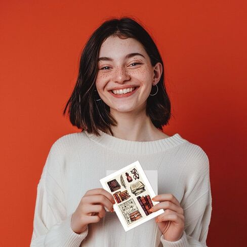 CHGCRAFT Scrapbooking Clear Stamps House Book Stamps World Book Day Silicone Clear Stamp Seals for DIY Scrapbooking Photo Album Decoration, 4.3x6.3inch in Kuwait