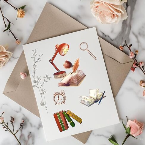 Chgcraft Scrapbooking Clear Stamps House Book Stamps World Book Day Silicone Clear Stamp Seals for DIY Scrapbooking Photo Decoration ، 4.3x6.3inch in Kuwait