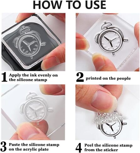 Chgcraft Scrapbooking Clear Stamps House Book Stamps World Book Day Silicone Clear Stamp Seals for DIY Scrapbooking Photo Decoration ، 4.3x6.3inch in Kuwait