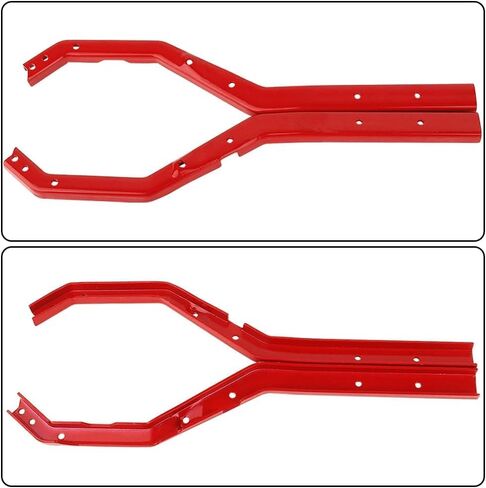 Heavy Duty Wheelbase Adjustable Metal Chassis Frame Rail Set for 1/10 RC Crawler Axial SCX10 III Gladiator Wrangler Upgrade Part (Black) in Saudi Arabia