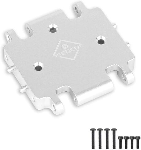 Hobbyplus arktos 6 × 6 صندوق تروس Mount Mount Mount Skid Mansmission House for HobbyPlus Arktos 6x6 ترقيات 1/18 RC Crawler in Kuwait