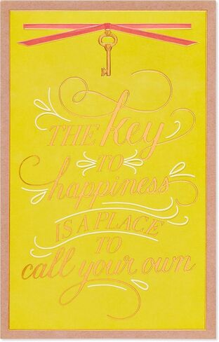 American Greetings New Home Card (Key to Happiness) in Saudi Arabia