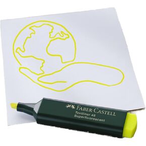Faber-Castell 48-07 Text Liner-أصفر (حزمة من 10)
