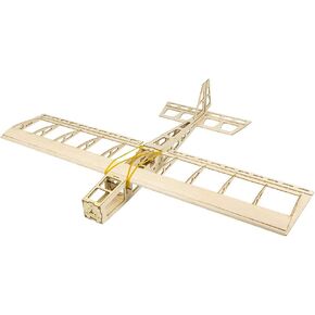 طائرة Balsa Wood Parplane R03 Stick-06 Model Aircraft ، 580mm Wingspan طائرة طيران طيبة غير مجنونة للبناء ، مجموعة طائرة DIY RC للمبتدئين البالغين (طقم فقط مع نظام الطاقة أو التحكم في الراديو)