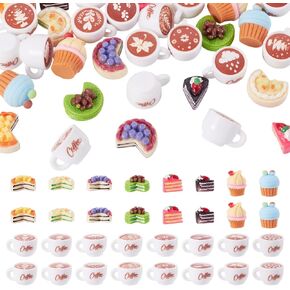 PANDAHALL 20 PCS MINI COFFE COFS MINIATURE DOLLHOUSE Accessories أكواب قهوة بيضاء صغيرة للمطبخ المصغر DIY ، ديكور المناظر الطبيعية الصغيرة ، الحفلات.