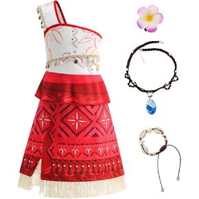 Ocean Princess Costume for Girls Halloween Costume Toddler Dress Birthday Party Princess Dress Up Outfit