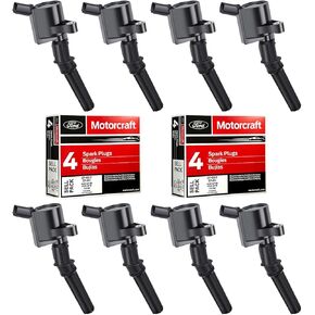 ملفات الإشعال MAS DG508 وشمعات الإشعال Motorcraft SP493 المتوافقة مع محركات Ford Lincoln Mercury 4.6L