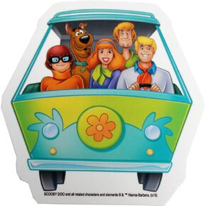 C & D Leacense Products Hanna Barbera Scooby doo Doo Mystery Machine Sticker