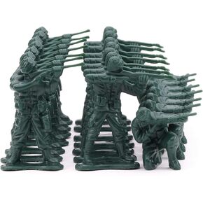 أرقام عمل رجال الجيش - 2 "جنود صغار للأولاد - 25 PCS Green Army Soldier Toy Playset - ألعاب عسكرية - تفضيل حزب الجيش ديكورات