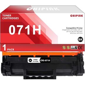 071H 071 H Toner Cartridge Replacement Compatible for 071 High Capacity Toner CRG071H 5646C001 for Imageclass LBP122dw LBP122 LBP120 MF270 MF273dw MF272dw MF275dw Printers (1 Black)