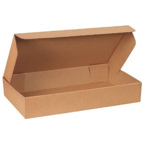 الصناديق السريعة BFMFCKRAFT Cardboard Garment Mailers ، 28 3/4 × 16 × 5 بوصات ، صناديق مقطوعة مموجة ، للشحن والبريد ، صناديق بريدية كبيرة Kraft Brown (حالة 25)