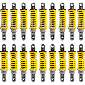 وضعت امتصاصات الصدمات التقنية 18 PCS صدمة صدمة 9L (79717) متوافقة مع أجزاء MOC LEGO ، MIGRAN MOUC MOUC MOC (الأصفر)