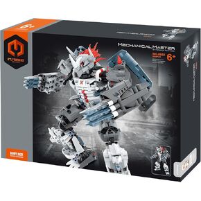 STEM Mechanical Engineering Building Toy,Mecha Robot Building Blocks Take Apart Toy, 965 Pcs DIY Building Kit, Learning Engineering Construction Toys