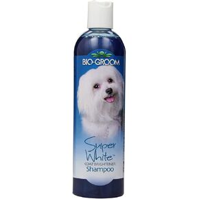 Bio-Groom Super White Dog Shampoo – Whitening Pet Shampoo, Dog Bathing Supplies, Puppy Wash, Dog Grooming Supplies, Cruelty-Free, Made in USA, Coat Brightener Shampoo – 12 fl oz 3-Pack
