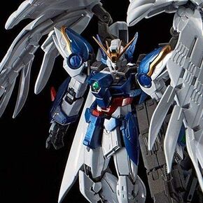 Bandai 1/144 RG XXXG - 00W 0 Wing Gundam Zero EW & DREIZWERG Titanium Finish New Mobile Suit Gundam Gundam W Endless Waltz