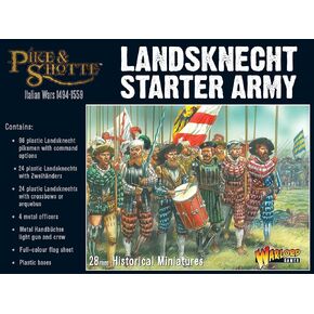 ألعاب أمراء الحرب ، Pike and Shotthe - Landsknecht Starter Army ، Miniatures é