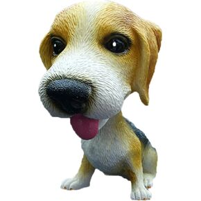 Toyvian Dog bobbleheads لارتداء السيارة لحلي سيارة السيارة الإيماءة رأس الكلب ديكور سيارة ديكور عرض الكرتون الحلي سيارة bobblehead ملحقات السيارة للسيارة لتزيين الكلب bobble