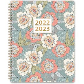 2022-2023 مخطط - مخطط أكاديمي 2022-2023 أسبوعيًا وشهريًا مع علامات التبويب ، 8 "× 10" ، يوليو 2022 - يونيو 2023 ، ورقة سميكة + ملزمة مزدوجة - روز مجردة.