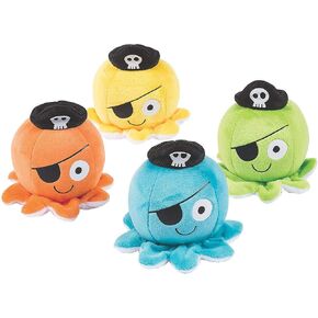 المرح Express Pirate Animals Octopus Plush - Toys - 12 قطعة