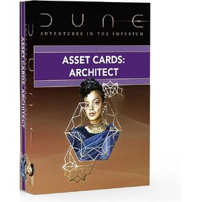 Dune: Asset Cards - Architect Expansion Deck - Dune Adventures in The Imperium, 56 Cards RPG Expansion, Accessory Pack, Each Card Details an Individual Asset, Role-Playing Game