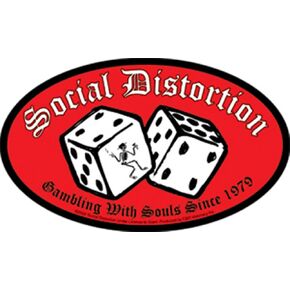 Licenses Products Social Distortion Dice Sticker