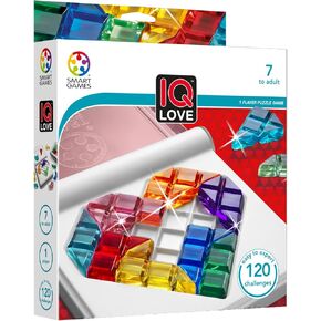 الألعاب الذكية - IQ Love ، لعبة ألغاز مع 120 تحديًا ، 2 وضعين ، 7+ سنوات