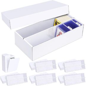 2 Row Trading Card Storage Box, 2 Pack