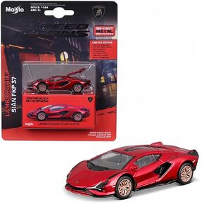 1:64 Scale Speed ​​Icons Collection Race Diecast Metal Model Car (Ferrari Monza SP1 Red)