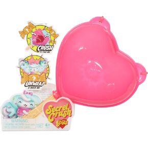 MGA Entertainment Secret Crush Mini Pets – Crush to UNbox Sweet-Themed Mini Pet