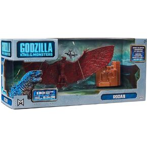 Godzilla King of The Monsters: 6" Rodan Articulated Action Figure with Osprey Helicopter & Destructible City