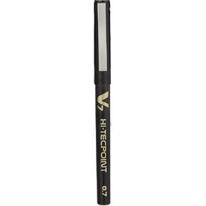 Pilot 019577 Hi -Tecpoint V7 Pen (Black - Pack 6)