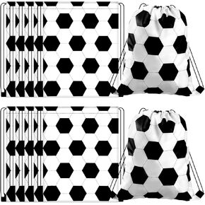 12 Pcs 17 Inch Softball Style Drawstring Bag Sports Ball Backpack Drawstring Sack Cinch Bags for Team Gift Party Favors