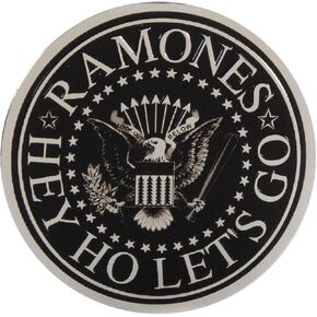C&D Visionary Ramones Logo Heavy Metal Sticker