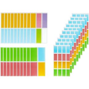260 Pcs Waterproof Removable Labels Bottle Labels Daycare Bottles Self-Adhesive Name Label Stickers for Kids School Supplies