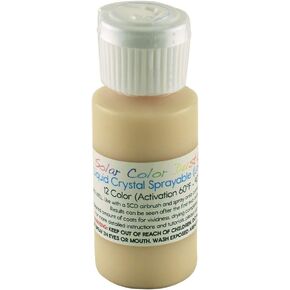 Solar Color Dust Liquid Crystal Thermochromic (Mood Ring Effect) Ink, 12 Color Change, Low PSI for Airbrushing, 1 Ounce