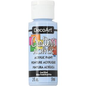 Decoart DCA76-3 Crafter's Acrylic Paint ، 2 أوقية ، أزرق بارد