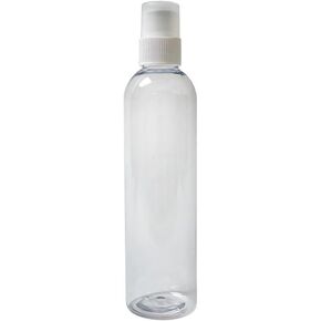 تخيل الحرف 8oz زجاجة دوبر أعلى ، متوسطة ، واضحة