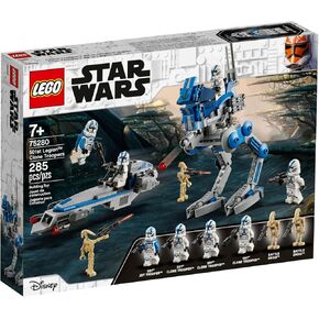 LEGO Star Wars 501st Legion Clone Troopers 75280 Building Kit, Cool Action Set for Creative Play and Awesome Building; Great Gift or Special Surprise for Kids (285 Pieces)