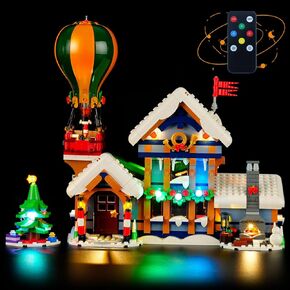 LIGHTAILING Light for Lego-10339 Santa's Post Office - Led Lighting Kit Compatible with Lego Building Blocks Model:Remote-Control Version - NOT Included The Model Set